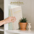 Comgrenwind Set 2 Modern Decorative Books, of Linen Fake Books Storage Box Decoration, Aesthetic Coffee Table