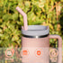 Tomorotec 6PCS Silicone Tip Stainless Steel Straws for 40oz Stanley Tumblers, 12" Long with 2 Cleaning Brushes (Morandi)