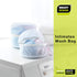 Set 2 6.5 5.5 Inch Smart Design Intimate Wash Bag with Safety Zipper - of - Washing Machine Safe - Fine Mesh Nylon