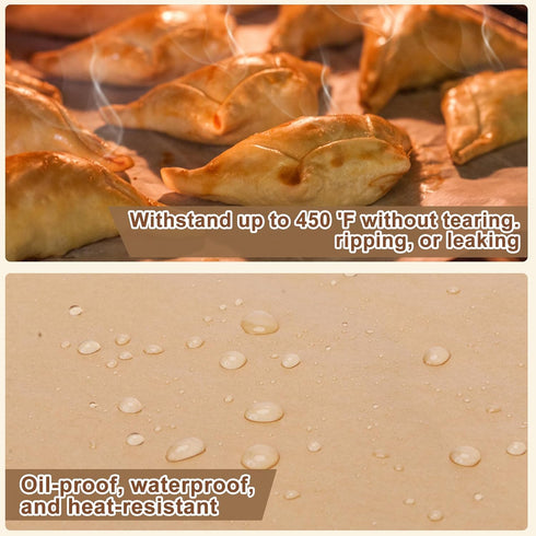 130PCS Parchment Paper Baking Sheets, 13 x 9 In, Precut Non-Stick for Baking, Grilling, Air Fryer