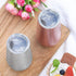 Sivaphe 2Pack Stemless Champagne Flutes Set with Lid, Stainless Steel Insulated Vacuum Tumbler Cocktail Cups - 6 Ounce
