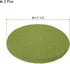 UXCell Round Bar Stool Covers with Elastic Bands - Green Seat Cushions for Chairs
