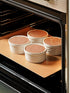 LE TAUCI Ramekins 6 oz, Ramekin Oven Safe, Ramiken for Creme Brulee, Lava Cakes, Pudding, Custard Cups, Souffle, Pot Pie, Small Sauce Bowl, Ceramic Baking Dishes- 4 inch, Set of 4, Arctic White by LE TAUCI