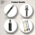 nuuubik 40 PCS Mini Spoons, Tiny Metal Mini Shovel Spoons for Powder, Metal Spoon Power Scoop Tableware Charm Kitchen