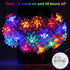 echosari LED String Lights, 13.2ft, 40 LED Lotus Flower Fairy Lights