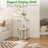 C&AHOME 2-Cube Storage Organizer Unit, Plastic Closet Shelf, DIY Bookshelf, 12.4" L x 12.4" W x 24.8" H, White