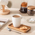 Set 6, 12 Oz vancasso White Ceramic Coffee Mug of Tea Cups with Handle for Latte, Tea, Cappuccino, Milk, Cocoa