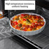 FEOOWV 7 Inch White Round Porcelain Quiche Pan - Non-Stick - Baking Tart Pies, Chicken Pot Pie, Dishwasher Safe