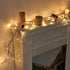 Tomanwai 6FT 48 Lighted Birch Garland LED Battery Operated with Timer for Christmas Fireplace Mantle Table Decoration