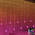 Color Changing Wishing Ball Curtain Lights, 9.8 x 3.3 FT RGB LED