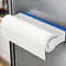 Magnetic Paper Towel Holder for Fridge, No Drilling, Strong Magnet, White, Paper