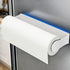 Magnetic Paper Towel Holder for Fridge, No Drilling, Strong Magnet, White, Paper