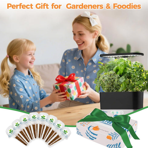 Herblink 8 Basil Seed Pods Kit Hydroponic - Refill Herb Pod for All Indoor Garden, Grow Pods with Seeds of Genovese