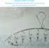 Clothes Hanger with 10 Clips, Stainless Steel Laundry Drying Rack 6 Pack, Windproof Clip and Drip Hanger for Socks,