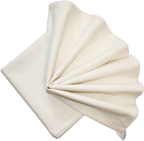 Aunt Martha's Stitch 'Em Up Hemmed Kitchen Towels - 18 by 28-Inch, Natural, 2-Pack