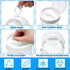4 20 oz Gerrii Pcs Overnight Oats Container with Lids and Spoons, Plastic Overnight Oats Jars Large Capacity Airtight