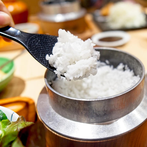 uxcell 4pcs Plastic Rice Paddle - Non-Stick Rice Spoon, Stand-up Rice Spatula Kitchen Utensils for Home Restaurant