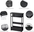 Table,3-Tier Narrow Side Slim End Table with Storage Shelf,Modern Sofa Table Thin Side Table for Narrow and Small