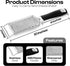 Handheld Cheese Grater & Cheese Shredder Stainless Steel, Rust-Proof, Non-Slip Handle, Durable Flat Grater