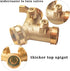 Xiny Tool Hose Splitter, Heavy Duty 2 Way Garden Hose Y Splitter with 2 Valves and Rubber Washers