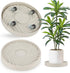 2 Pack Plant Caddy with Wheels,10" Rolling Plant Stand 165 LBS Heavy