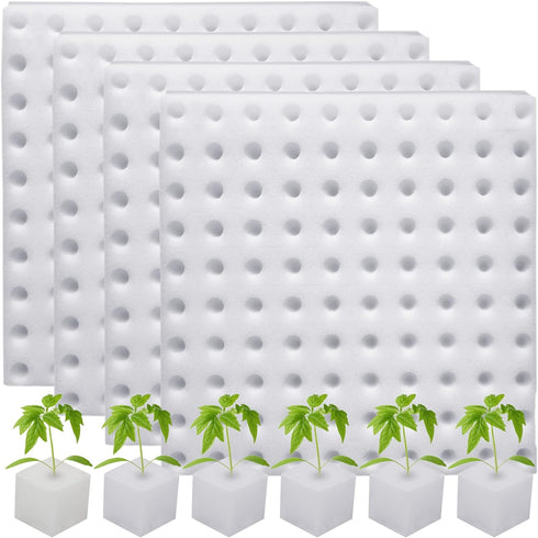XIDAJIE 400 Pcs Hydroponic Sponges, Planting Gardening Tool for Soilless Cultivation Seedling Growth