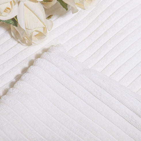 Home Brilliant Striped Corduroy Pillow Cover, 24x24 Euro Throw Pillow Sham for Spring Decor