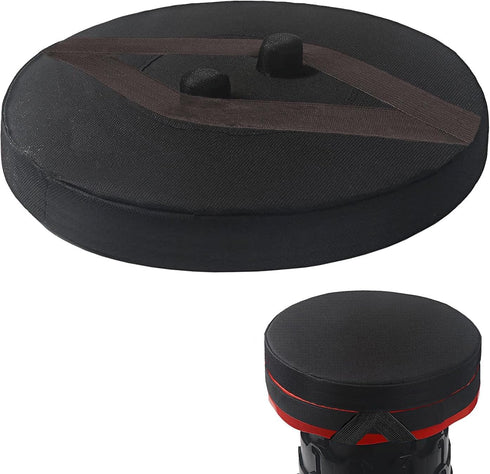 Outward Gear 9.85IN Seat Cushion for Telescopic Stools Collapsible Chair Pads Fit Standard Round Retractable Folding