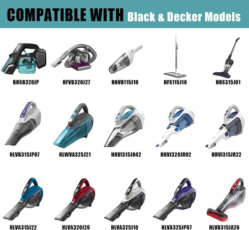 15V Charger for Black and Decker Dustbuster Handheld Vacuum HHVI315JO42, HHVI320JR02 Power Adapter