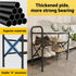 Shoe Rack for Front Door Entrance, Small Adjustable Metal Shelf Storage Organizer for Entryway Closet Doorway