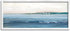 Stupell Industries White Framed Wall Art 30x13, Morning Sky Abstract Nautical Ocean Landscape by Sally Swatland