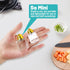 Set of 5 Mini Salt and Pepper Shakers, 0.5 oz Glass Cube Mini Spice Shaker with Funnel for Wedding, Party, Home, Kitchen