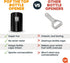 Pop-the-Top Beer Bottle Opener, Stainless Automatic Cap Remover, Push Down Bar Tool for Soda and Beer