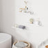 16 inch Set 3, Floating Shelves for Wall, Solid Wood Picture Ledge Shelf for Wall Storage, Nursery Book Shelves