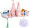 iPEGTOP Adhesive Shower Caddy Bathroom Shelf with Hooks for Shampoo Conditioner, No Drilling