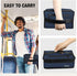 Aosbos Small Lunch Bag, Blue, Unisex Portable Mini Cooler, Insulated Thermal Bag for Men and Women