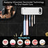 5 StarWin Toothbrush Cleaner, Slots Wall Mounted Toothbrush Holder for Bathroom, Timer Function, Cordless & No Drilling