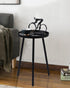 3 AOJEZOR Side Table: End Table for Any Room - Small Side Tables for Small Spaces All Matte Black with Legged