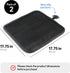 2 Pack 3D 17.75" 17.75" carrotez Double Breathable Air Mesh Cool Seat Cushion Pad for Cars Seats, Home Office Chairs