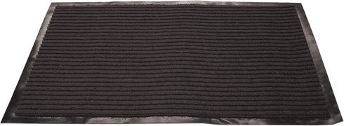 LAMINET WeatherProof Heavy Duty Rug 17"x26" Black Easy Clean Indoor/Outdoor Non-Slip Water Absorbing Mat