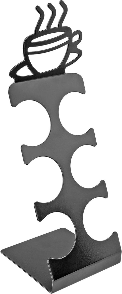 Coffee Pod Holder for Small Spaces – 6 Slot K-Cup Holder, Compact Metal Stand for Pods & Coffee Accessories