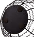 Juvale Wire Egg Basket Countertop Organizer, 8.2 x 8.2 x 4.9 in Black Iron - Rustic Style