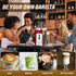 Rechargeable Handheld Milk Frother for Coffee, Electric Whisk with Wall Mounted Stand for Lattes, Hot Chocolate