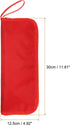 Wet Umbrellas Bag 59/5"x5" Thicker Chenille Folding Umbrellas Sleeve Cover Portable Waterproof Case for Storage Carry Travel Home Outdoor, Red