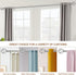 Silver Curtain Rods for Windows: 48 to 84 inch Decorative Heavy Duty Curtain Rod with Twisted Cage Finials