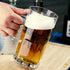 BaveL Style Extra Large Beer Mug, 34 Ounce Glass Mug with Handle, One Liter German Beer Stein