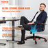 VEVOR Office Chair Base Replacement, 28", 2500 lbs Static Load, Heavy Duty Desk Chair Base with 5 Casters, Black + Red