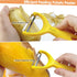 GANNK Vegetable Potato Peelers for Kitchen, Y Peeler for Apple Fruit Carrot Zucchini Cucumber Potatoes, Good Grip