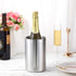 Stainless Steel Wine Chiller Bucket for 750 ml Bottles, Insulated Double Layer Wine Cooler for Parties (1 Pcs)