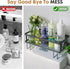 PowerKing 2 Over The Toilet Storage Shelf, Bathroom Organizer Rack with Hooks, No-Drill, Rust-Resistant Steel, Toilet